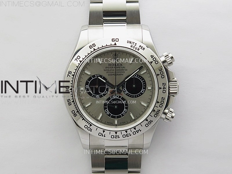 Daytona 126509 904L SS QF Best Edition Gray Dial Black Subdial on 904L SS Bracelet SA4131