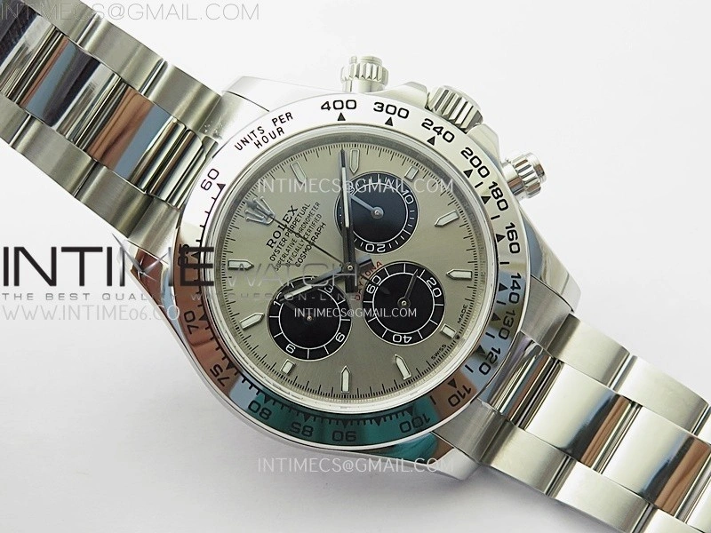 Daytona 126509 904L SS QF Best Edition Gray Dial Black Subdial on 904L SS Bracelet SA4131