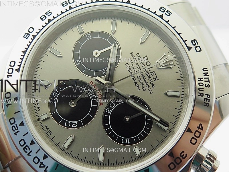 Daytona 126509 904L SS QF Best Edition Gray Dial Black Subdial on 904L SS Bracelet SA4131
