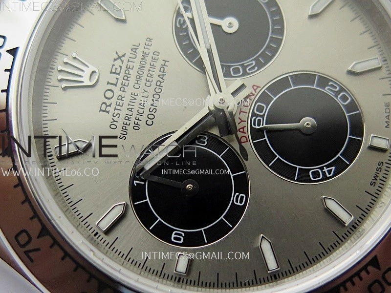 Daytona 126509 904L SS QF Best Edition Gray Dial Black Subdial on 904L SS Bracelet SA4131
