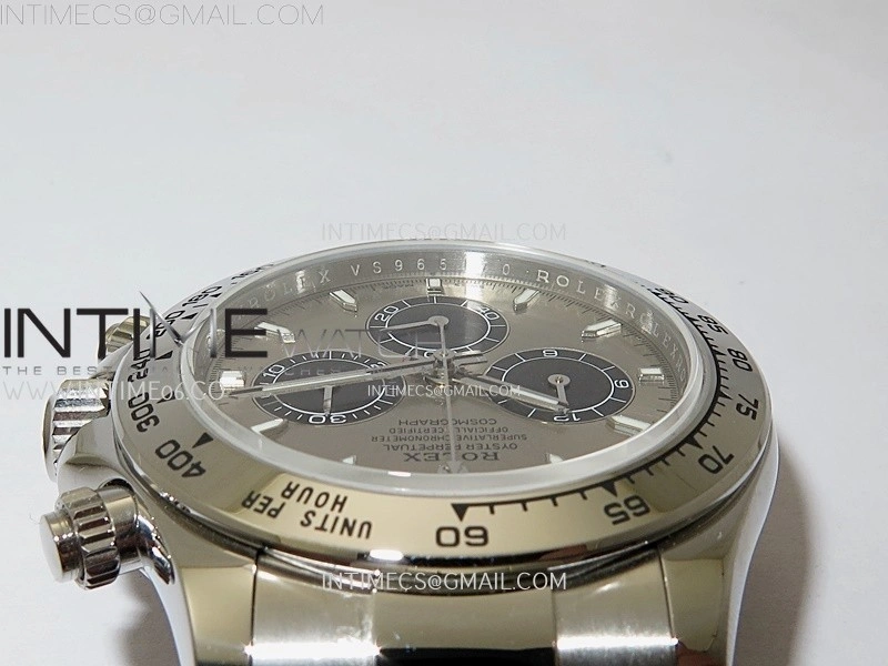 Daytona 126509 904L SS QF Best Edition Gray Dial Black Subdial on 904L SS Bracelet SA4131