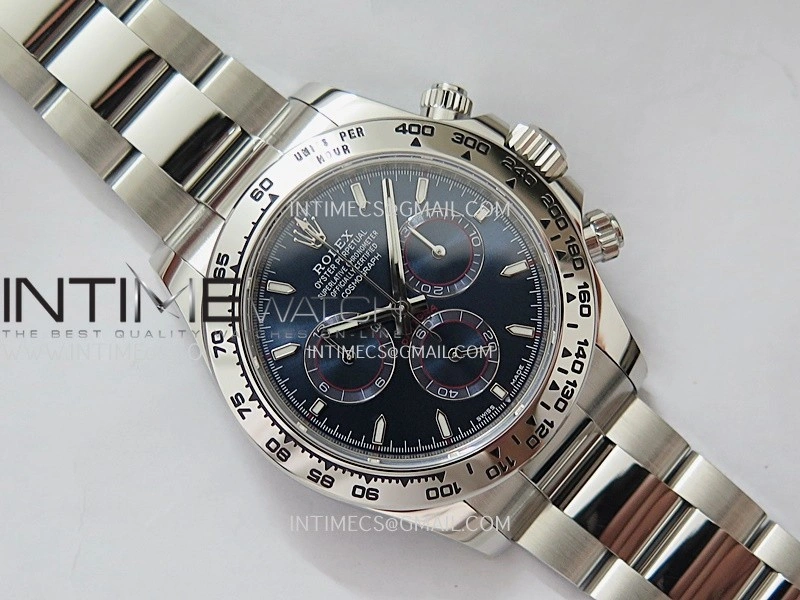 Daytona 126509 SS APSF 1:1 Best Edition Blue Dial Stick Markers on 904L SS Bracelet SH4131