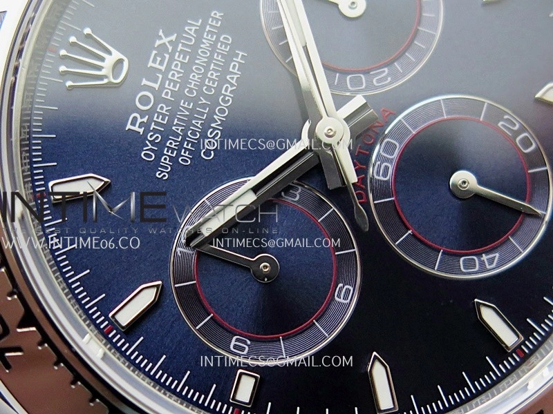 Daytona 126509 SS APSF 1:1 Best Edition Blue Dial Stick Markers on 904L SS Bracelet SH4131