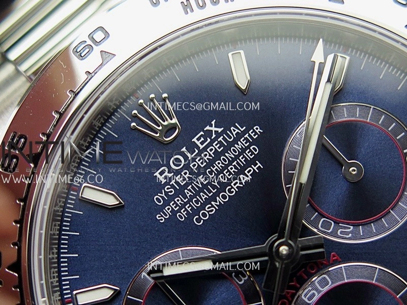 Daytona 126509 SS APSF 1:1 Best Edition Blue Dial Stick Markers on 904L SS Bracelet SH4131