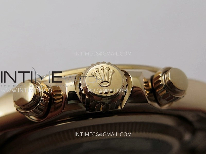 Daytona 126528 Le Mans RG Gain Weight QF 1:1 Best Edition Black Dial On RG Bracelet SH4132