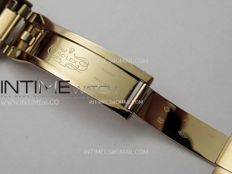 Daytona 126528 Le Mans RG Gain Weight QF 1:1 Best Edition Black Dial On RG Bracelet SH4132