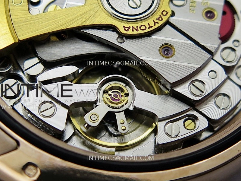 Daytona 126528 Le Mans RG Gain Weight QF 1:1 Best Edition Black Dial On RG Bracelet SH4132