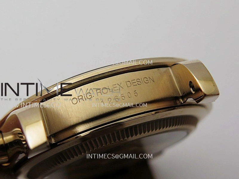 Daytona 126528 Le Mans RG Gain Weight QF 1:1 Best Edition Black Dial On RG Bracelet SH4132