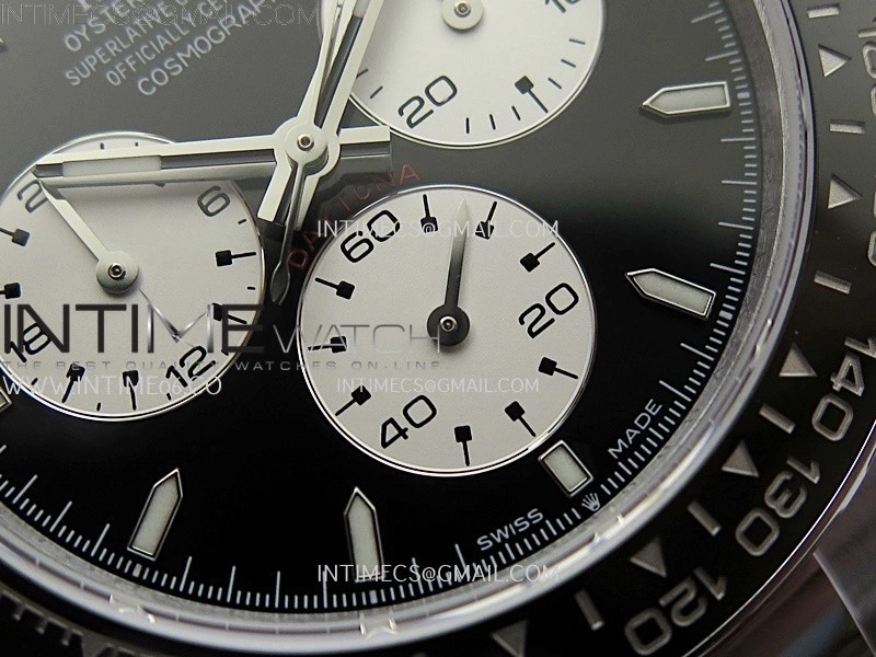 Daytona 126529 Le Mans Gain Weight QF 1:1 Best Edition Black Dial On SS Bracelet SH4132 V9