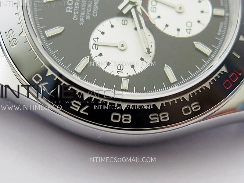Daytona 126529 Le Mans Gain Weight QF 1:1 Best Edition Black Dial On SS Bracelet SH4132 V9
