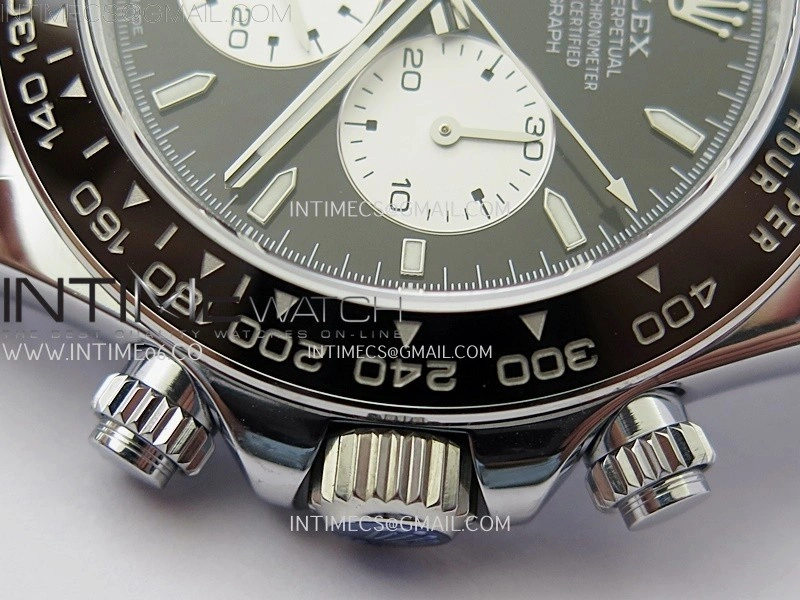 Daytona 126529 Le Mans Gain Weight QF 1:1 Best Edition Black Dial On SS Bracelet SH4132 V9