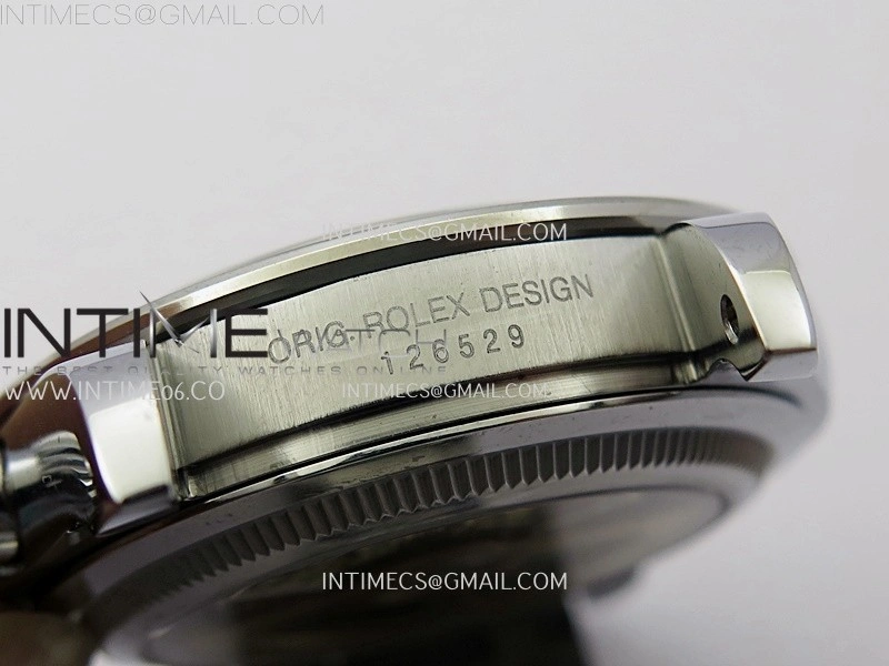Daytona 126529 Le Mans Gain Weight QF 1:1 Best Edition Black Dial On SS Bracelet SH4132 V9