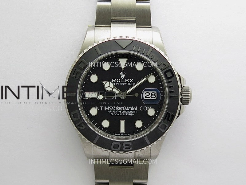 Yacht-Master 226627 Titanium Clean Plus 1:1 Best Edition Black Dial On Titanium Bracelet DD3235