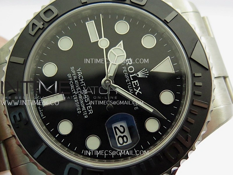 Yacht-Master 226627 Titanium Clean Plus 1:1 Best Edition Black Dial On Titanium Bracelet DD3235