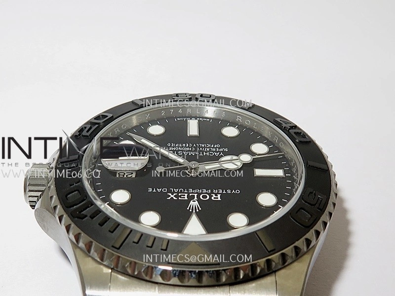 Yacht-Master 226627 Titanium Clean Plus 1:1 Best Edition Black Dial On Titanium Bracelet DD3235