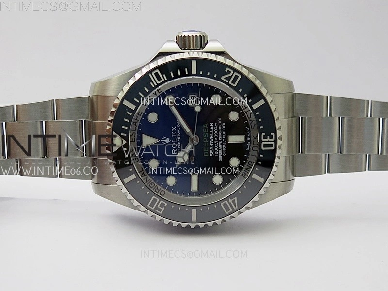 Sea-Dweller DEEPSEA 126660 "D-BLUE" 904L SS V9F 1:1 Best Edition New Blue Dial On Oyster Bracelet VR3235