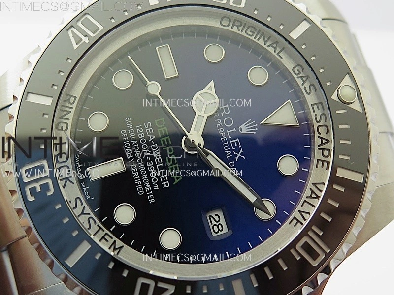 Sea-Dweller DEEPSEA 126660 "D-BLUE" 904L SS V9F 1:1 Best Edition New Blue Dial On Oyster Bracelet VR3235