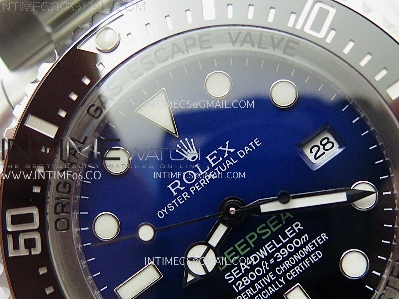 Sea-Dweller DEEPSEA 126660 "D-BLUE" 904L SS V9F 1:1 Best Edition New Blue Dial On Oyster Bracelet VR3235
