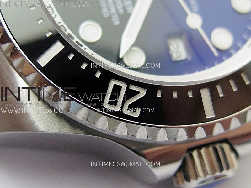 Sea-Dweller DEEPSEA 126660 "D-BLUE" 904L SS V9F 1:1 Best Edition New Blue Dial On Oyster Bracelet VR3235