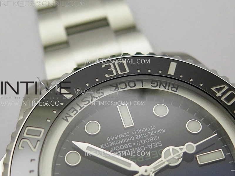 Sea-Dweller DEEPSEA 126660 "D-BLUE" 904L SS V9F 1:1 Best Edition New Blue Dial On Oyster Bracelet VR3235