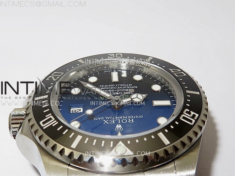 Sea-Dweller DEEPSEA 126660 "D-BLUE" 904L SS V9F 1:1 Best Edition New Blue Dial On Oyster Bracelet VR3235