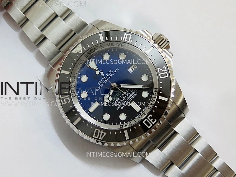 Sea-Dweller DEEPSEA 126660 "D-BLUE" 904L SS V9F 1:1 Best Edition New Blue Dial On Oyster Bracelet VR3235