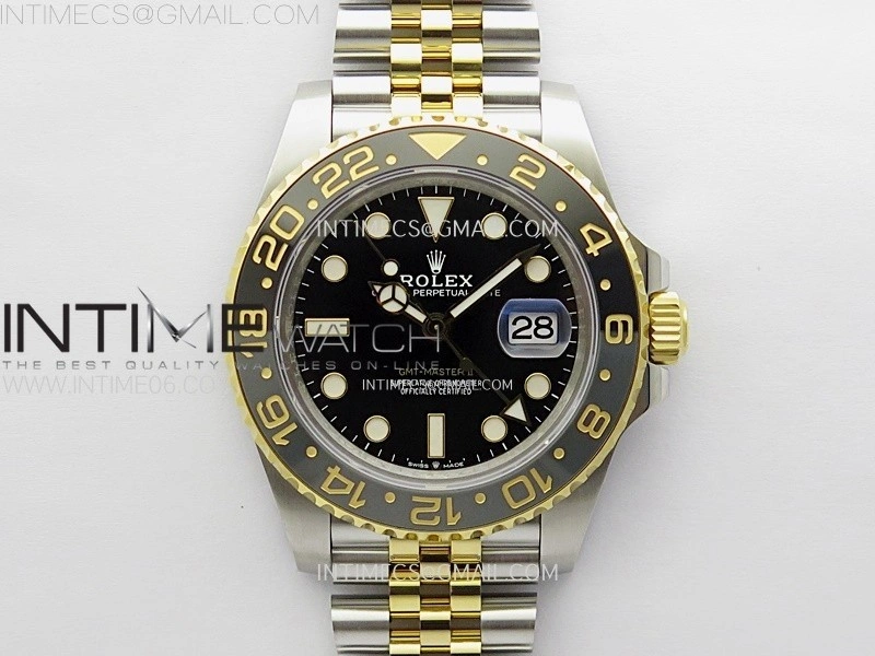 GMT-Master II 126713 GRNR C+F 1:1 Best Edition on Black Dial SS YG Bracelet Super Clone VR3285 CHS