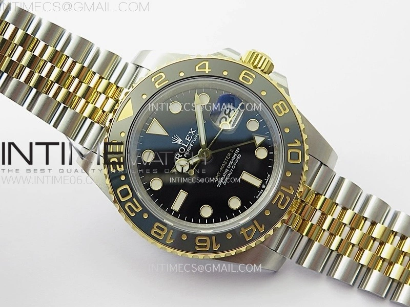 GMT-Master II 126713 GRNR C+F 1:1 Best Edition on Black Dial SS YG Bracelet Super Clone VR3285 CHS