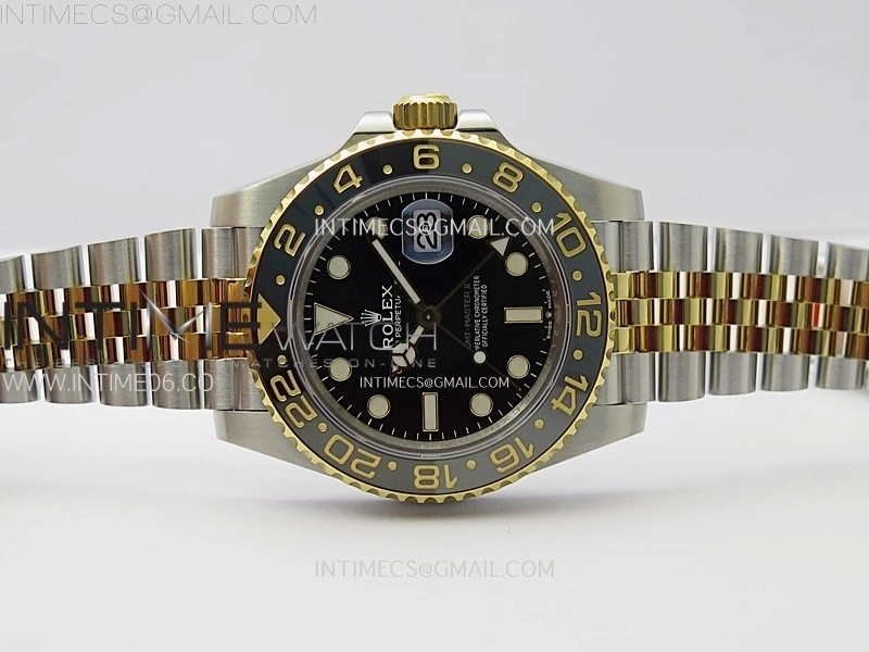 GMT-Master II 126713 GRNR C+F 1:1 Best Edition on Black Dial SS YG Bracelet Super Clone VR3285 CHS