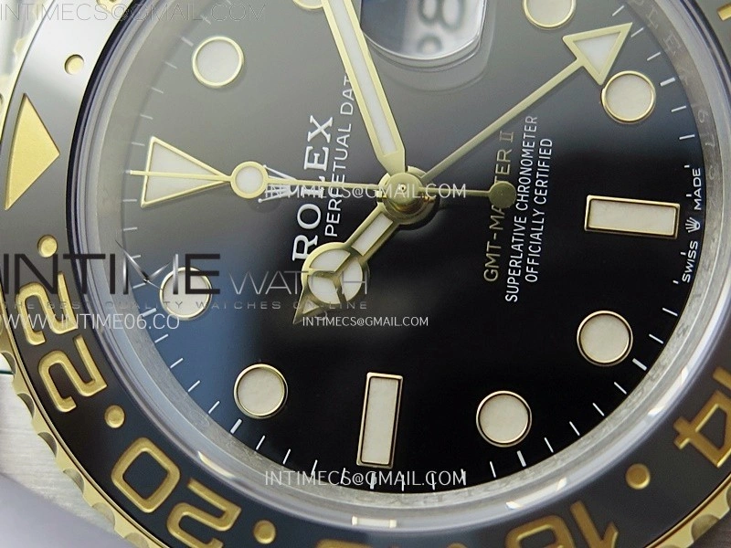 GMT-Master II 126713 GRNR C+F 1:1 Best Edition on Black Dial SS YG Bracelet Super Clone VR3285 CHS