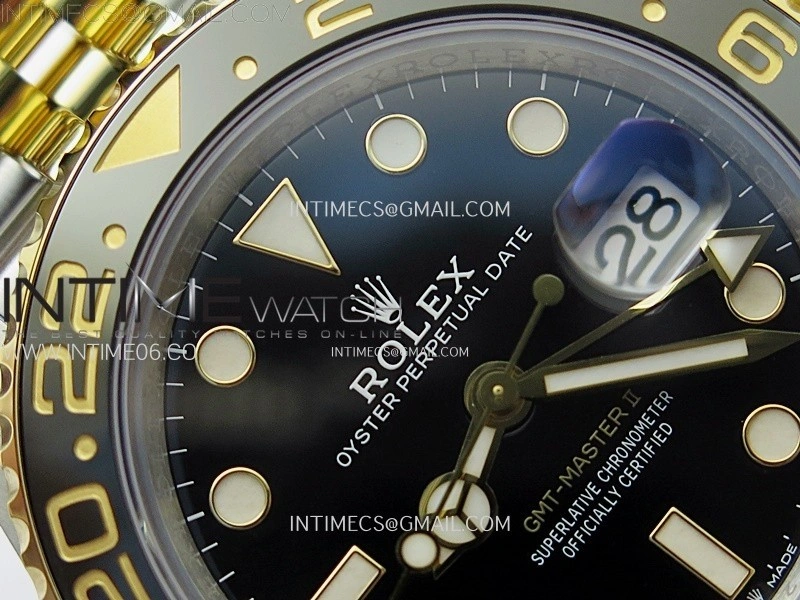 GMT-Master II 126713 GRNR C+F 1:1 Best Edition on Black Dial SS YG Bracelet Super Clone VR3285 CHS