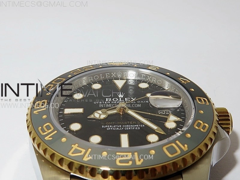 GMT-Master II 126713 GRNR C+F 1:1 Best Edition on Black Dial SS YG Bracelet Super Clone VR3285 CHS