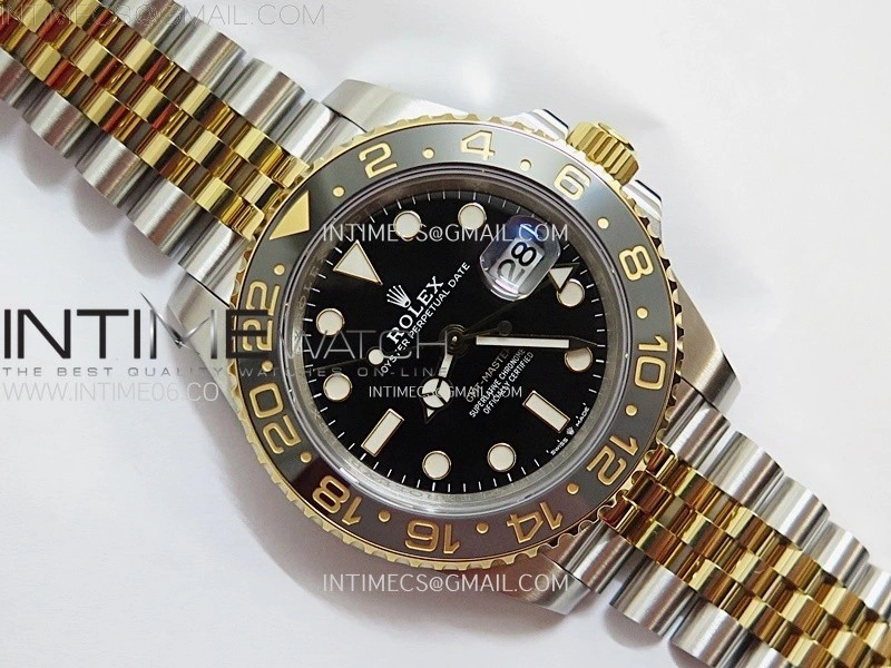 GMT-Master II 126713 GRNR C+F 1:1 Best Edition on Black Dial SS YG Bracelet Super Clone VR3285 CHS
