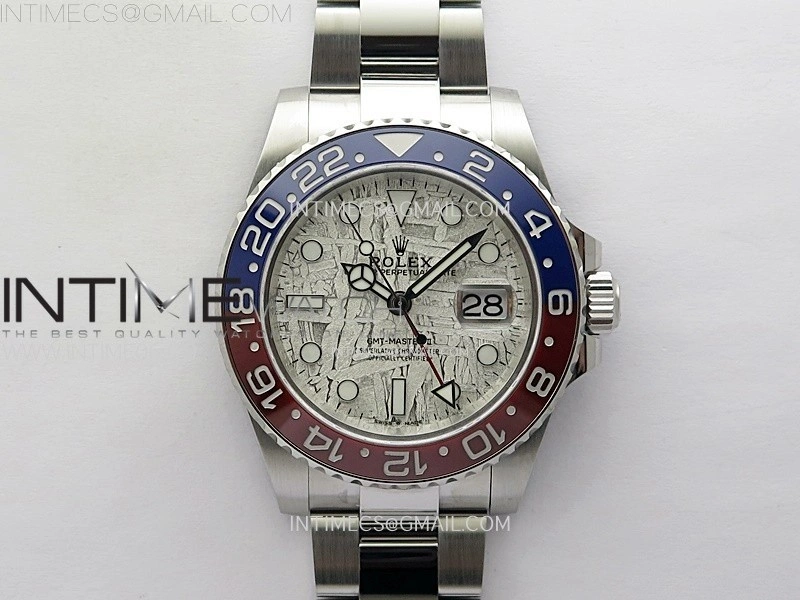 GMT Master II 126719 BLRO 904L SS C+F 1:1 Best Edition Real Meteorite Dial on Bracelet VR3285 CHS
