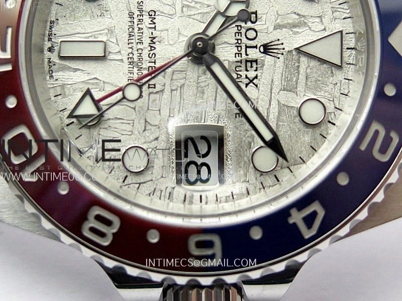 GMT Master II 126719 BLRO 904L SS C+F 1:1 Best Edition Real Meteorite Dial on Bracelet VR3285 CHS