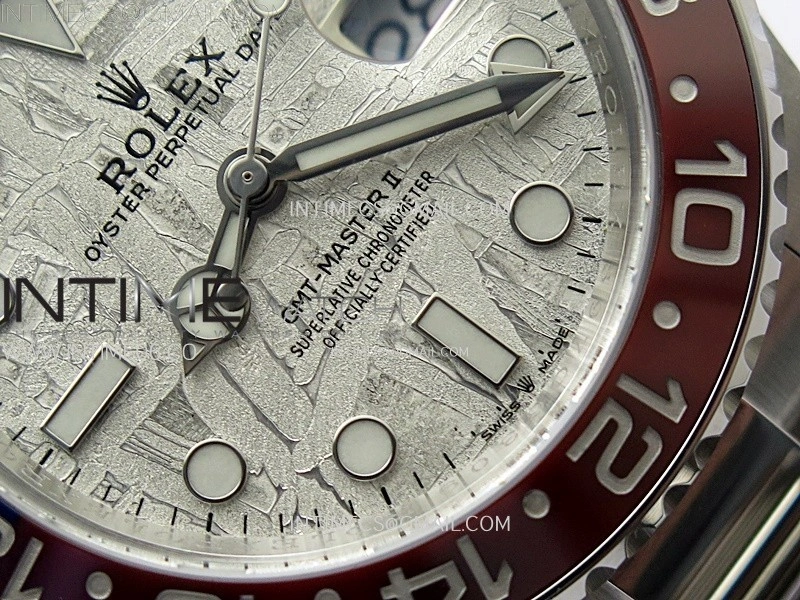 GMT Master II 126719 BLRO 904L SS C+F 1:1 Best Edition Real Meteorite Dial on Bracelet VR3285 CHS