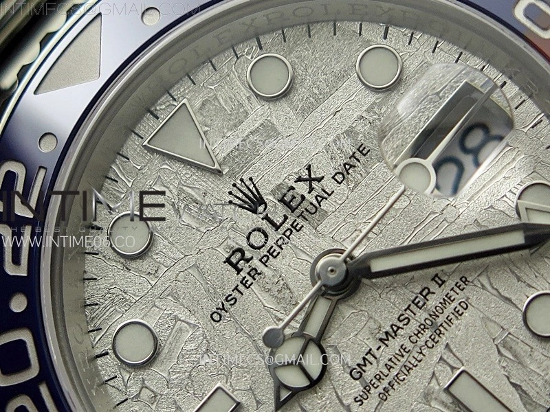 GMT Master II 126719 BLRO 904L SS C+F 1:1 Best Edition Real Meteorite Dial on Bracelet VR3285 CHS