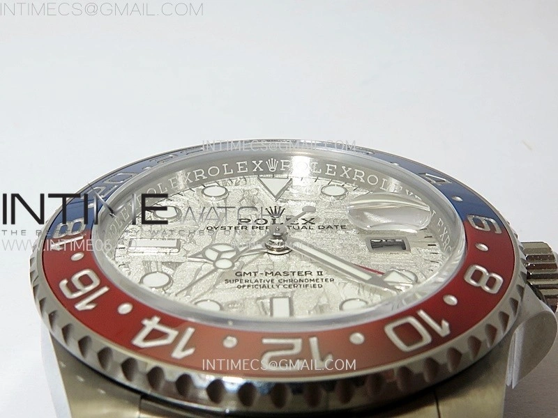 GMT Master II 126719 BLRO 904L SS C+F 1:1 Best Edition Real Meteorite Dial on Bracelet VR3285 CHS