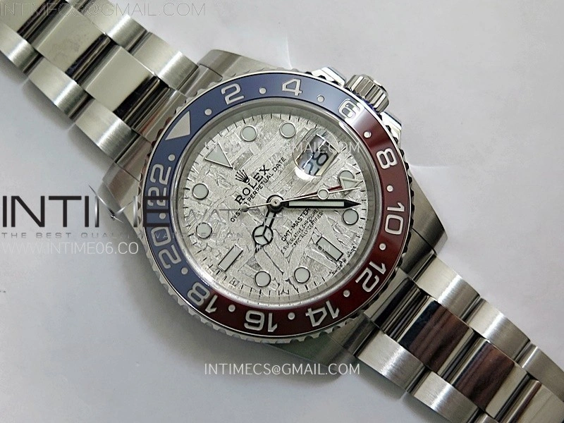 GMT Master II 126719 BLRO 904L SS C+F 1:1 Best Edition Real Meteorite Dial on Bracelet VR3285 CHS