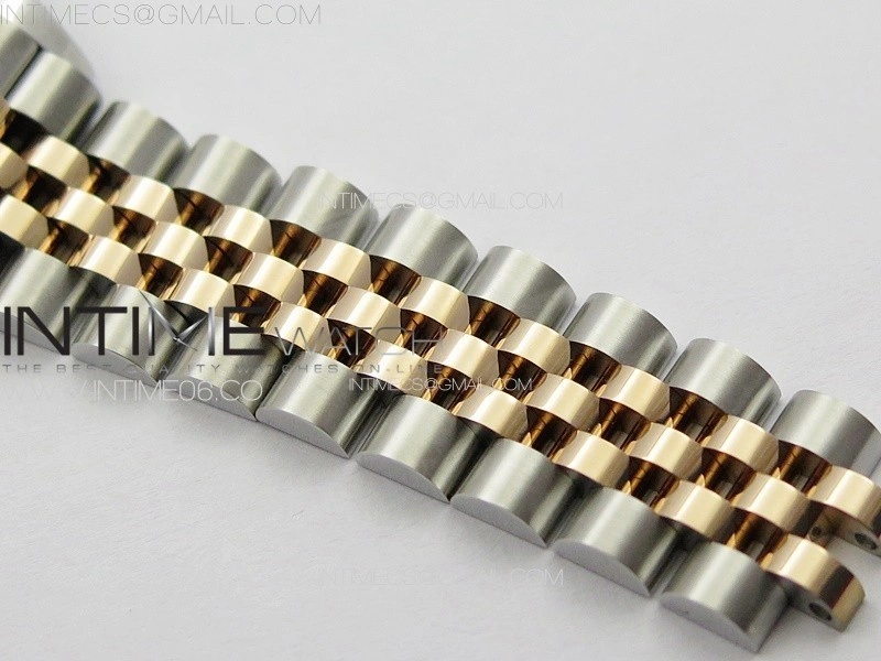 DateJust 31mm 178271 SS RG APSF Best Edition Silver Dial Crystal Markers on Jubilee Bracelet A2824