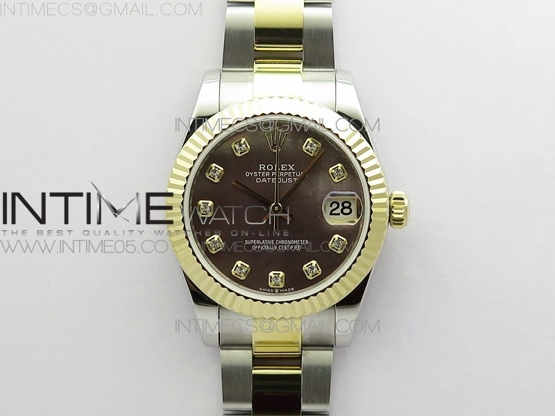 Datejust 31mm 278273 SS YG BP Best Edition Black MOP Diamonds Markers Dial on SS YG Oyster Bracelet