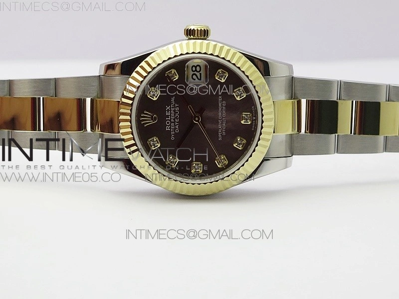 Datejust 31mm 278273 SS YG BP Best Edition Black MOP Diamonds Markers Dial on SS YG Oyster Bracelet