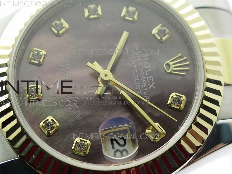 Datejust 31mm 278273 SS YG BP Best Edition Black MOP Diamonds Markers Dial on SS YG Oyster Bracelet