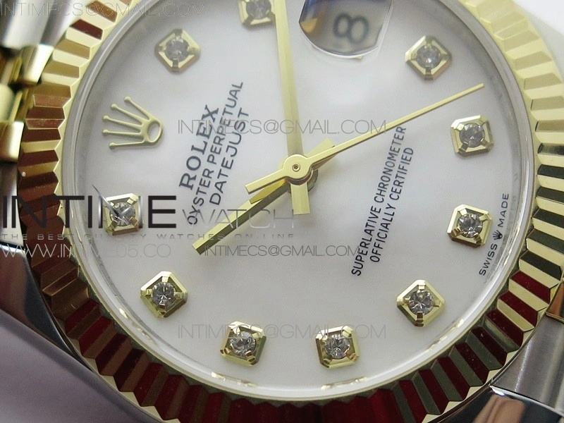 Datejust 31mm 278273 SS YG BP Best Edition White MOP Diamond Markers Dial on SS YG Jubilee Bracelet