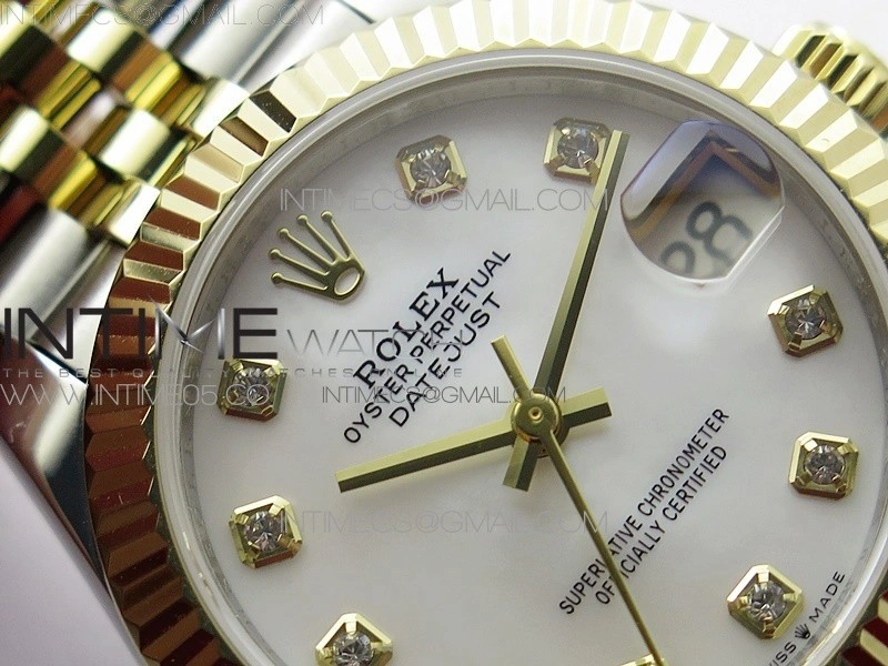 Datejust 31mm 278273 SS YG BP Best Edition White MOP Diamond Markers Dial on SS YG Jubilee Bracelet