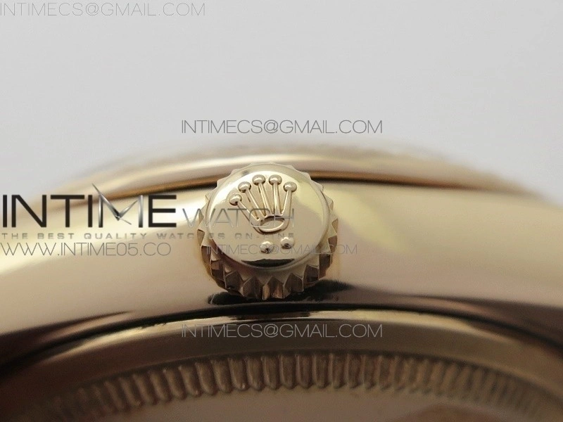 Datejust 31mm 278275 RG BP Best Edition MOP Gray Crystal Markers Dial on RG President Bracelet