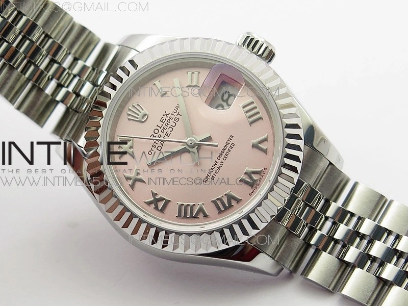 Datejust 28mm 279174 SS BP Best Edition Pink Roman Markers Dial on SS Jubilee Bracelet ETA2671