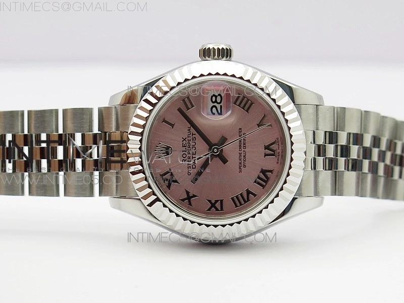 Datejust 28mm 279174 SS BP Best Edition Pink Roman Markers Dial on SS Jubilee Bracelet ETA2671