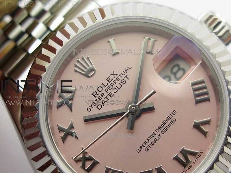 Datejust 28mm 279174 SS BP Best Edition Pink Roman Markers Dial on SS Jubilee Bracelet ETA2671