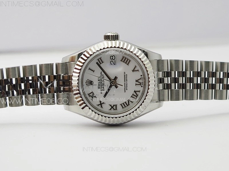 Datejust 28mm 279179 SS APSF Best Edition White Dial Roman Markers on SS Jubilee Bracelet NH05